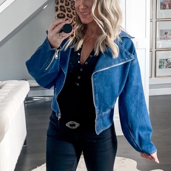 Sugarlips Jackets & Blazers - SugarLips from Vici denim moto jacket